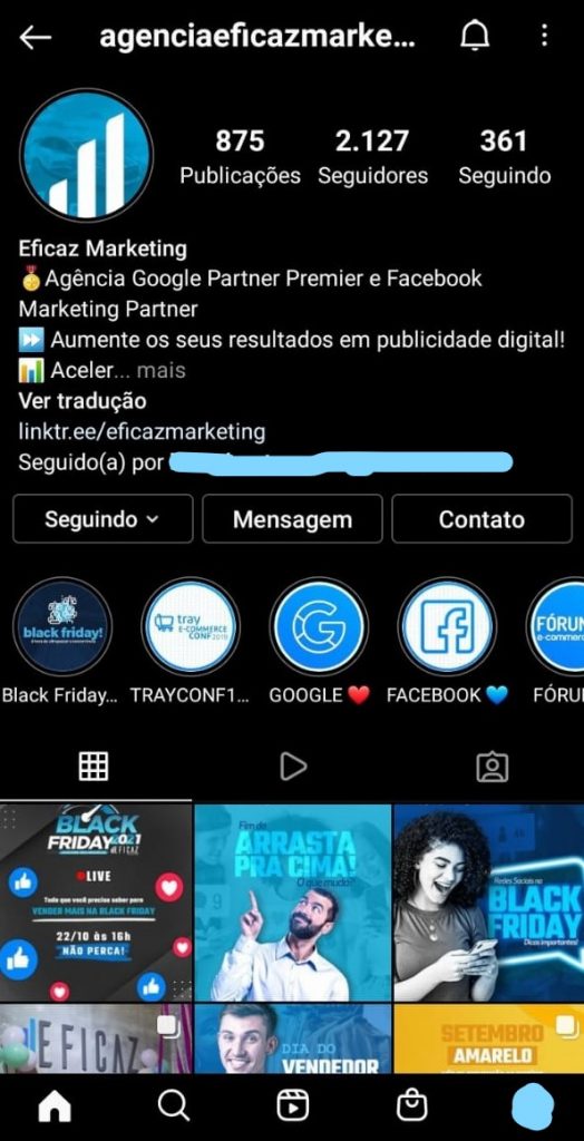 Perfil pessoal no Instagram, perfil comercial no instagram, perfil criador de conteúdo no Instagram 